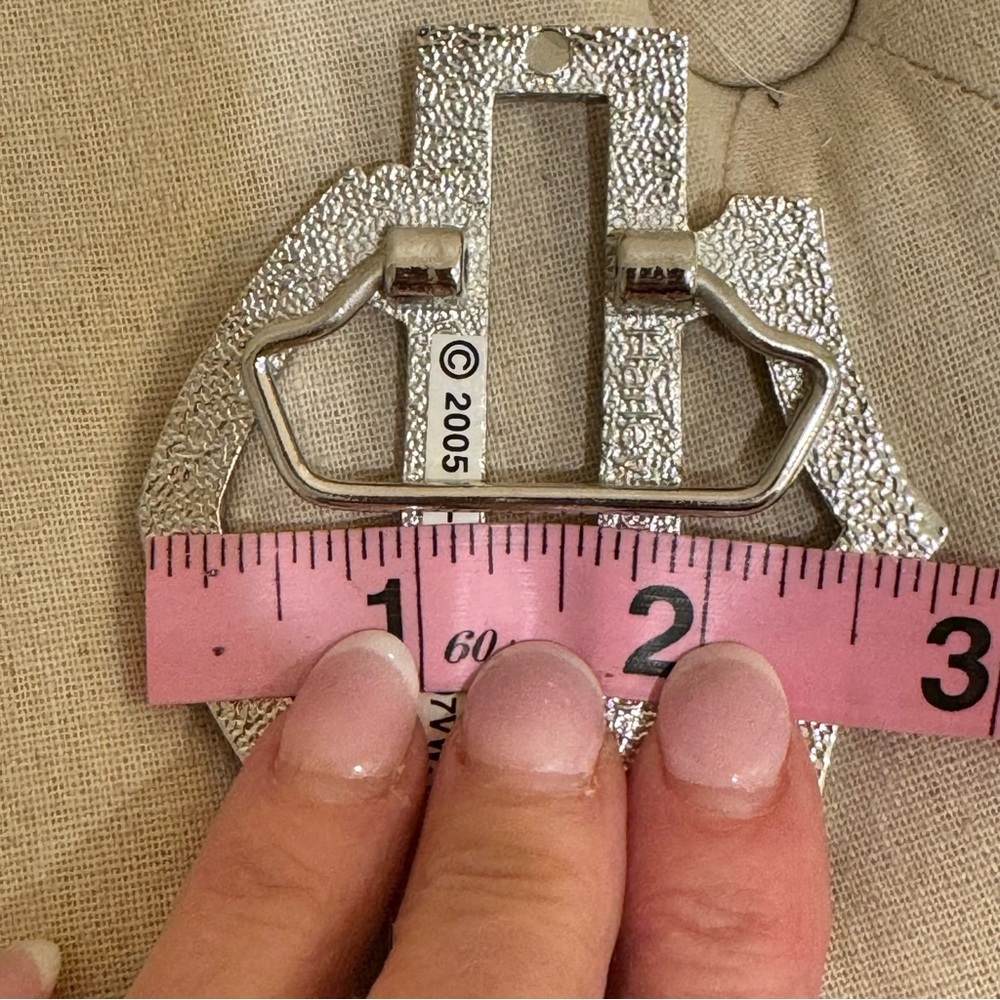 Harley Davidson Pink Crystal belt buckle - Picture 6 of 7